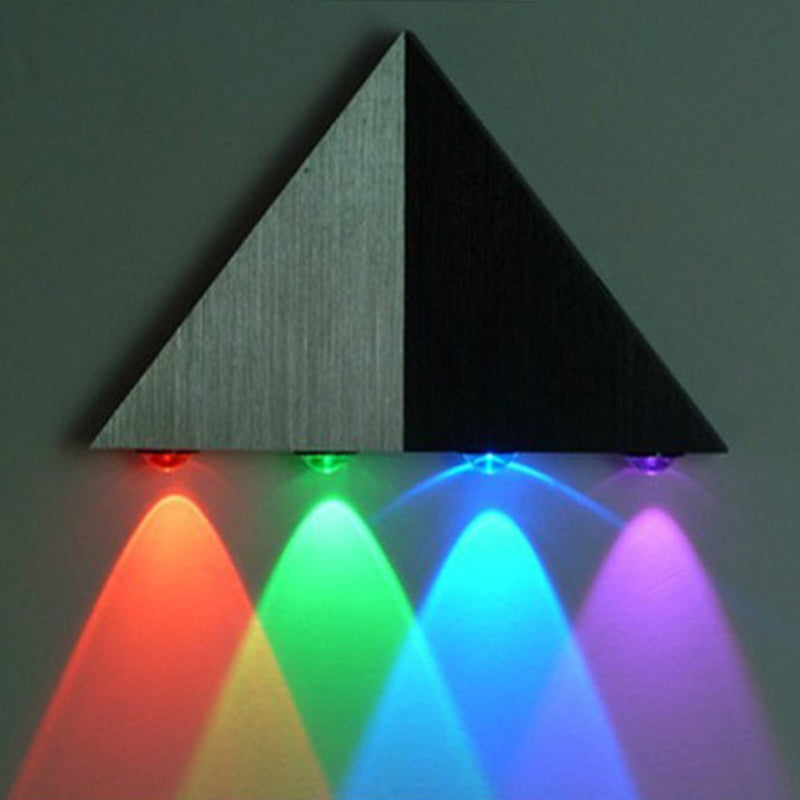 Contemporary Style Geometric Wall Mounted Light Metal Multi Lights Wall Washer Sconce