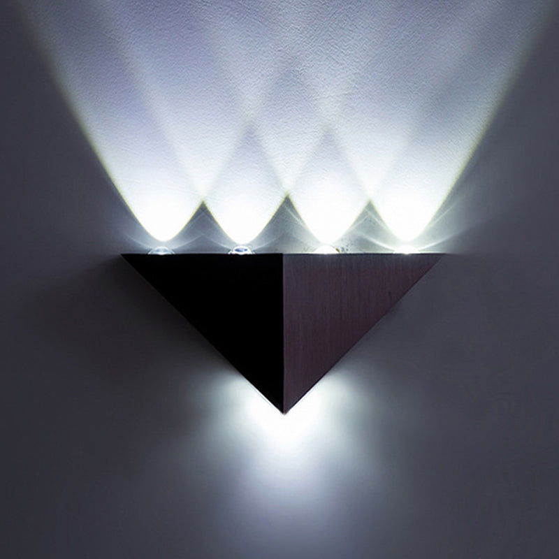 Contemporary Style Geometric Wall Mounted Light Metal Multi Lights Wall Washer Sconce