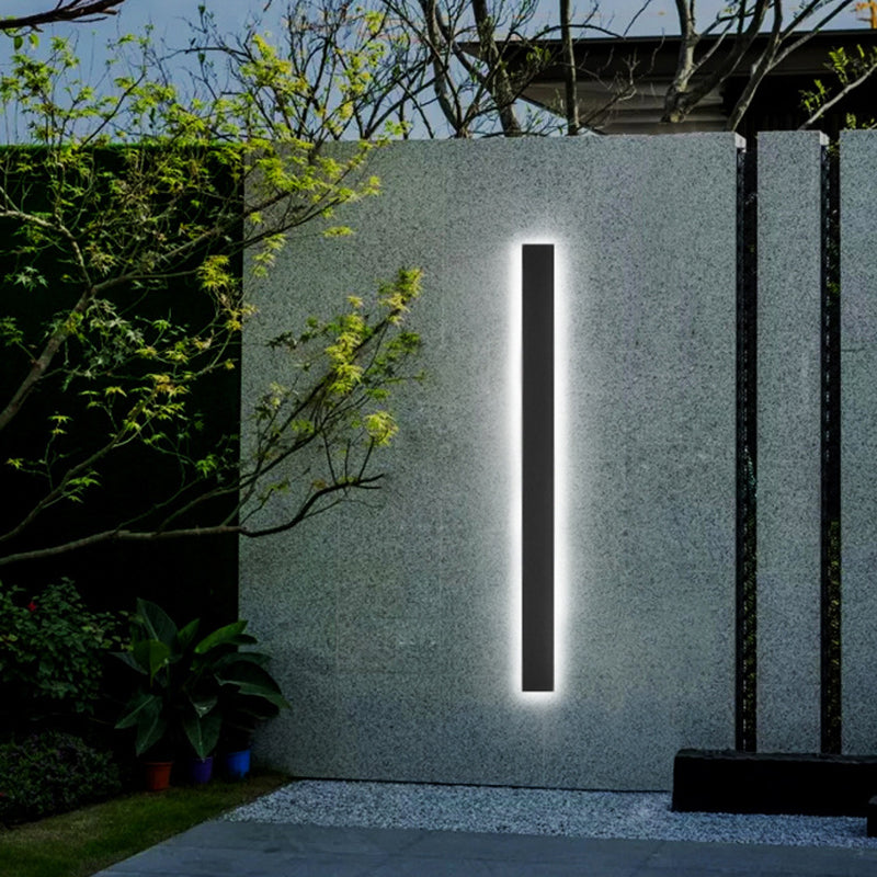 Contemporary Linear Sconce Light Fixtures Metal 1 Light Wall Mounted Light