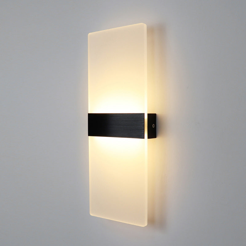 LED LED LED GEOMÉTRICA CONTAMÉTRICA Metal 1 Luz de pared de luz