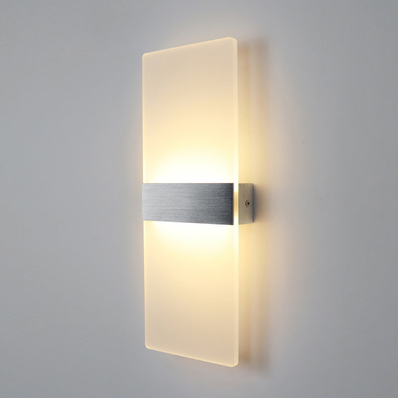 LED LED LED GEOMÉTRICA CONTAMÉTRICA Metal 1 Luz de pared de luz