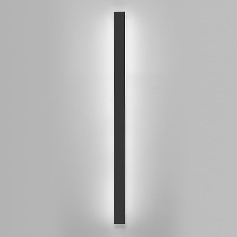 Luz de la plataforma lineal contemporánea Metal 1 Luz Led Mural Luz Montada Luz