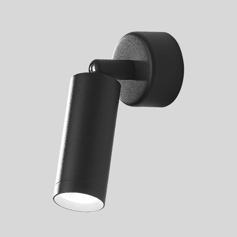 Metal Half Cylinder Reading Wall Lighting Modern Style 1-Light Wall Mounted Light Fixture