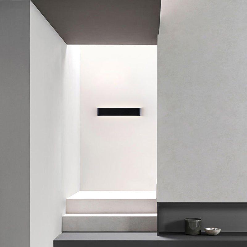 Metal Square Wall Lighting Modern 1 Light Wall Mounted Light Fixture