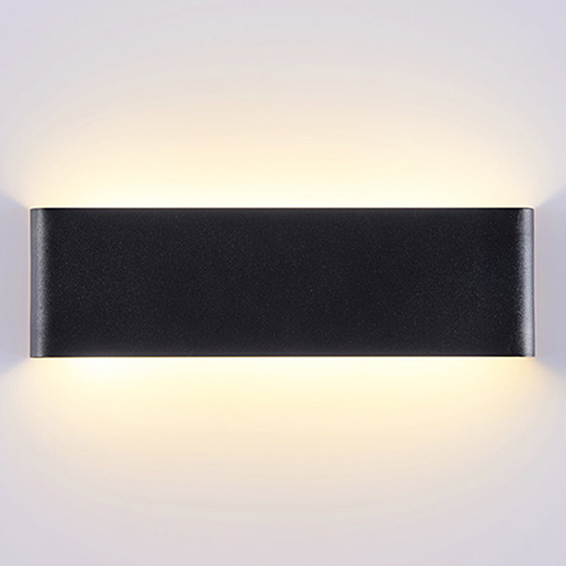 Metal Square Wall Lighting Modern 1 Light Wall Mounted Light Fixture