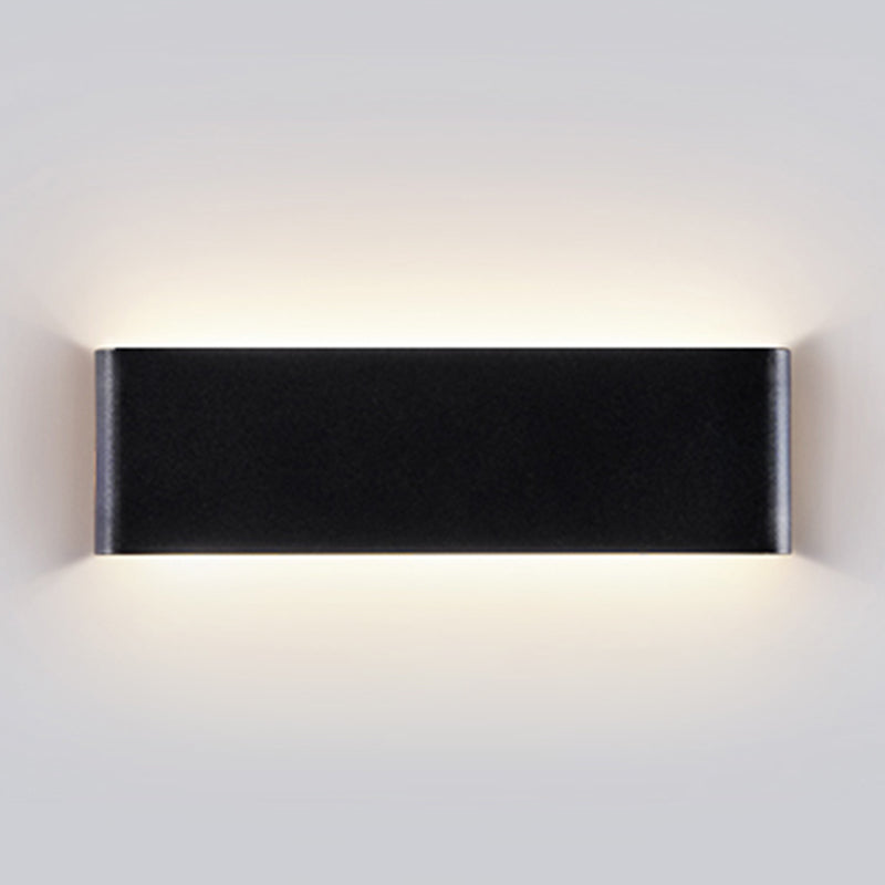 Metal Square Wall Lighting Modern 1 Light Wall Mounted Light Fixture