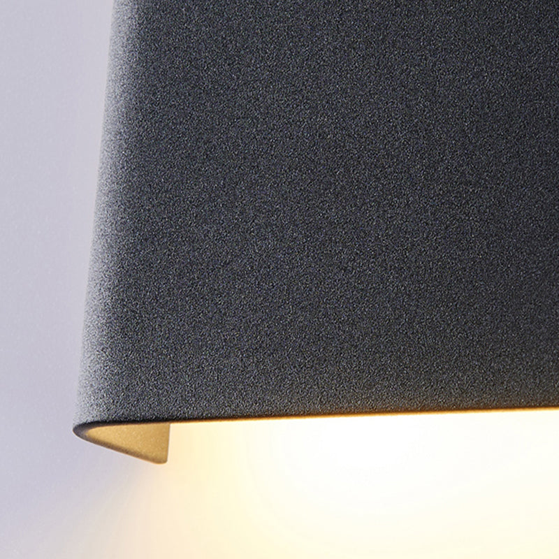 Metal Square Wall Lighting Modern 1 Light Wall Mounted Light Fixture