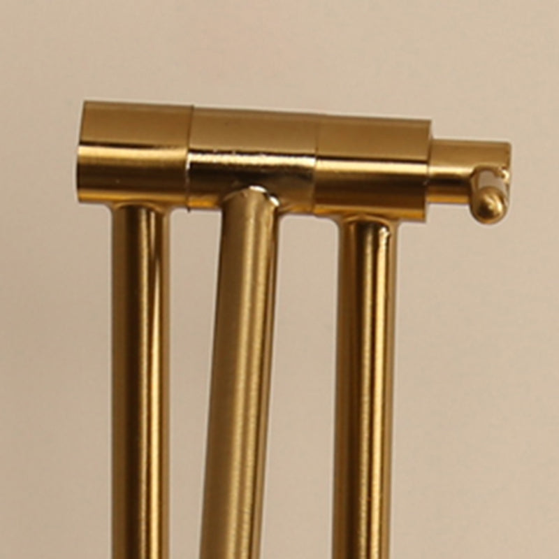 Metal Geometric Swing Arm Wall Lighting Modern 1-Light Wall Mounted Light Fixture