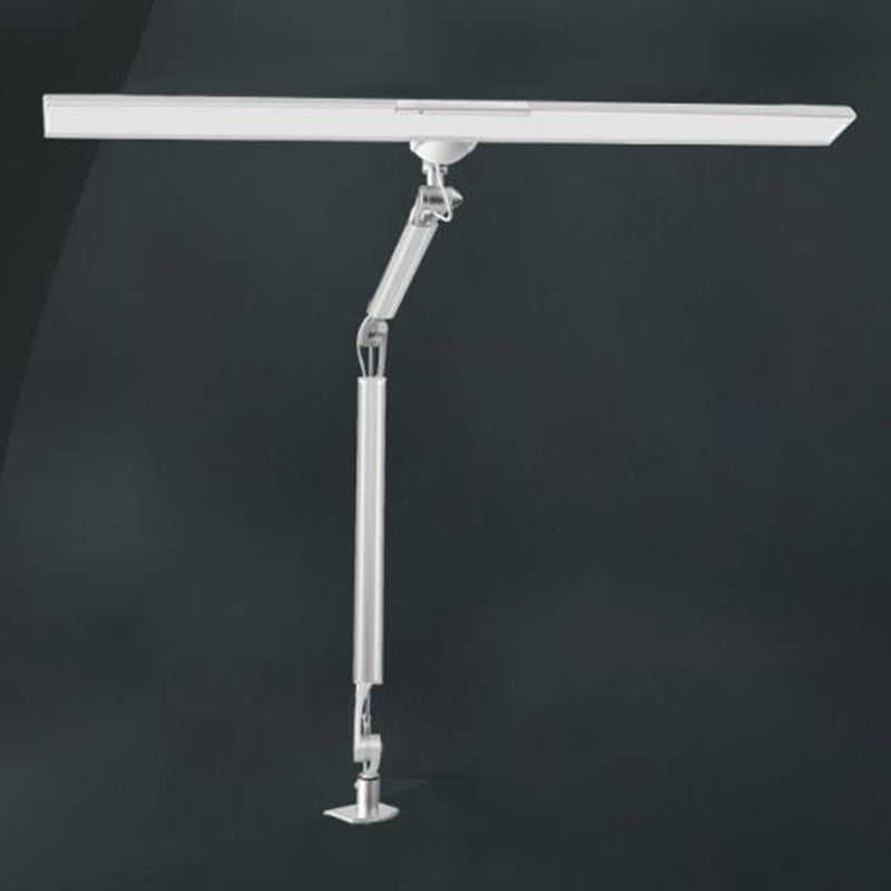 Lampe de table de chevet à LED en métal dans la lampe de table intérieure réglable moderne à style concis moderne