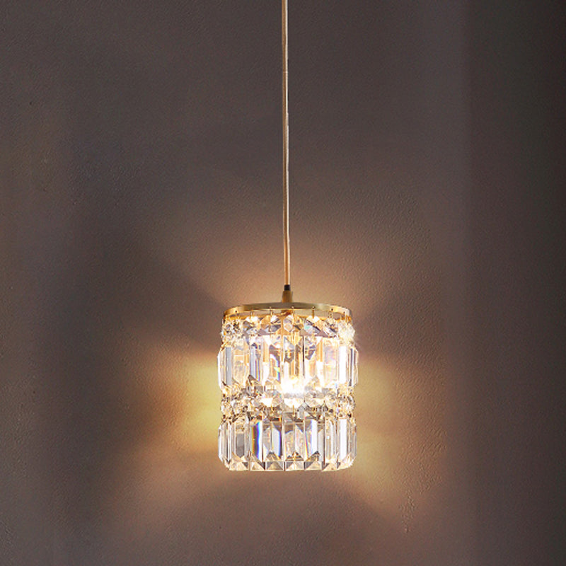 Glasfass Schatten Hanges Lichter moderner Stil 1 Kopfhängehalterung für Schlafzimmer