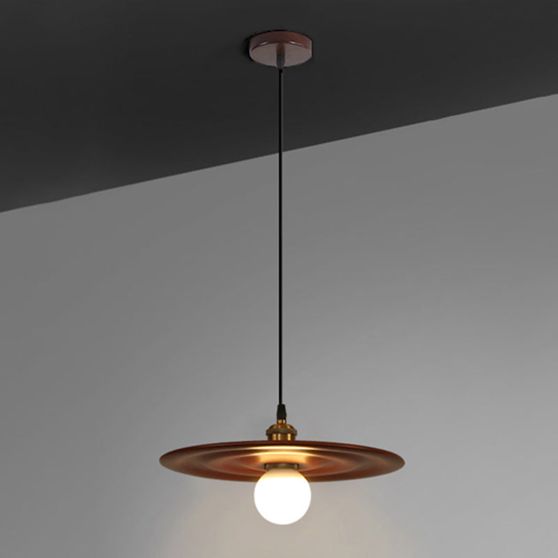 Moderne creatieve single hanging lamp houten schuur hanglamp voor eetkamer