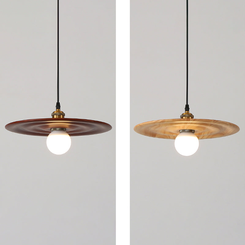 Moderne creatieve single hanging lamp houten schuur hanglamp voor eetkamer