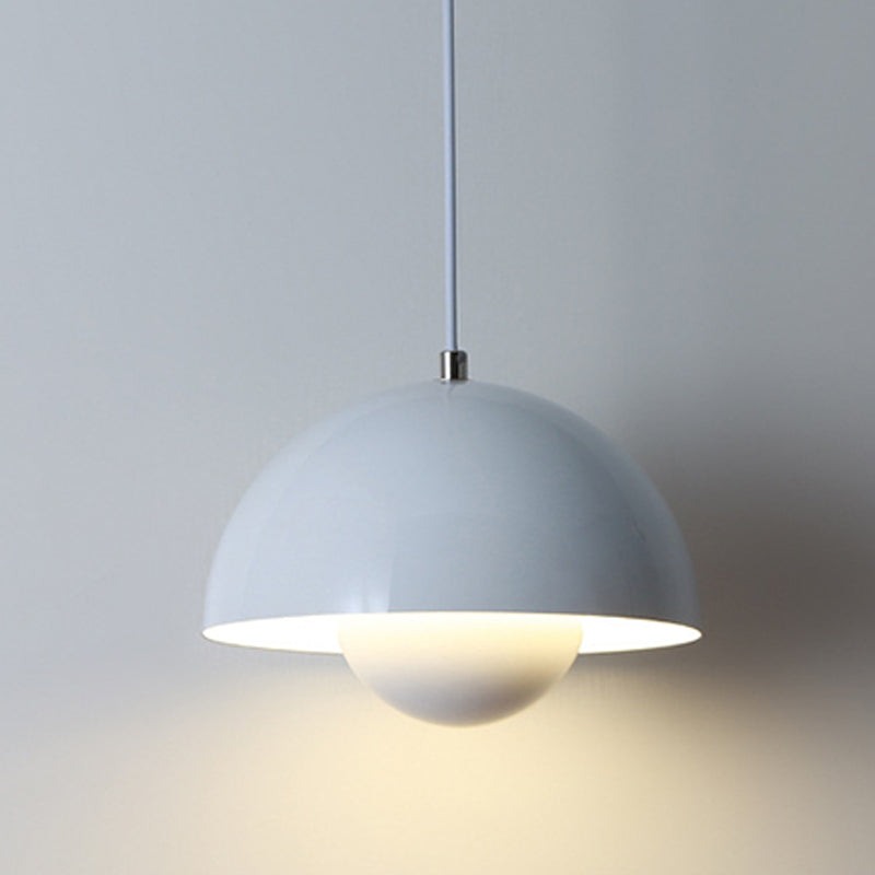 Luces colgantes de la sombra de brote de metal estilo posmoderno 1 cabezal accesorio de montaje colgante para estudio