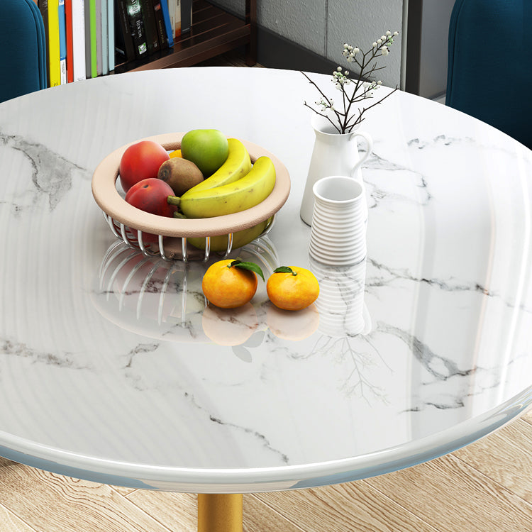 29.5''H Luxury Scratch Resistant Marble Table Round Table for Home