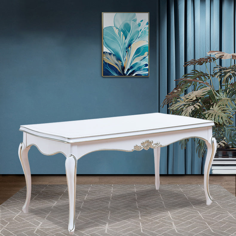 Rechteckiger Mid-Century Modern Esstisch aus Eichen-Massivholz mit 4 Beinen