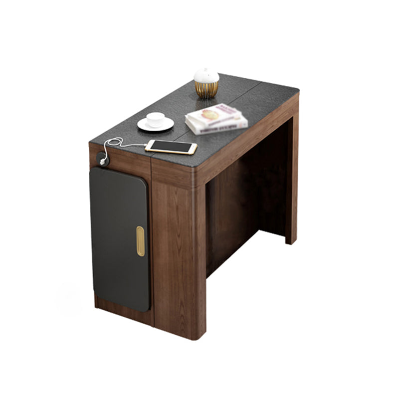 Contemporary Style Drop Leaf Dining Table Rectangle Table for Dining Room