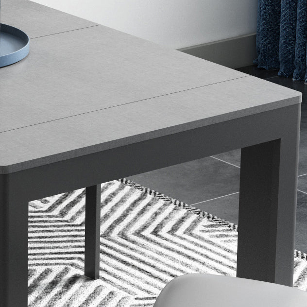 Contemporary Style Drop Leaf Dining Table Rectangle Table for Dining Room