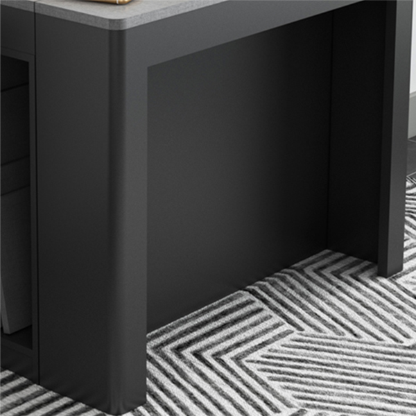 Contemporary Style Drop Leaf Dining Table Rectangle Table for Dining Room