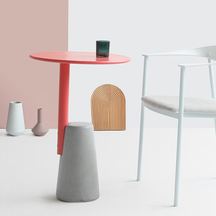 Sockelbasis traditioneller Luxus -Tisch runder Betontisch für Esszimmer