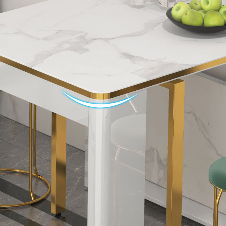 Tavolo da pranzo pieghevole 31.49''W per il rettangolo moderno medievale di ristorante con 5 gambe