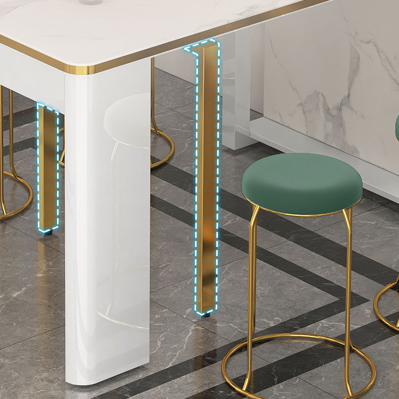 Tavolo da pranzo pieghevole 31.49''W per il rettangolo moderno medievale di ristorante con 5 gambe