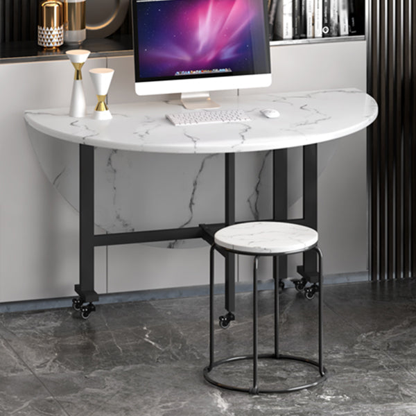 MDF Dining Table Mid-Century Modern Style Sled Base Table for Dining Room