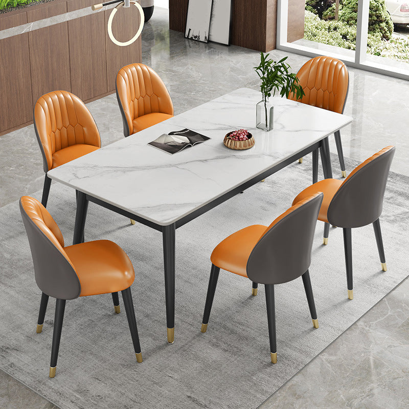 Eigentijdse stijl eettafel stenen eettafel rechthoek voor eetkamer