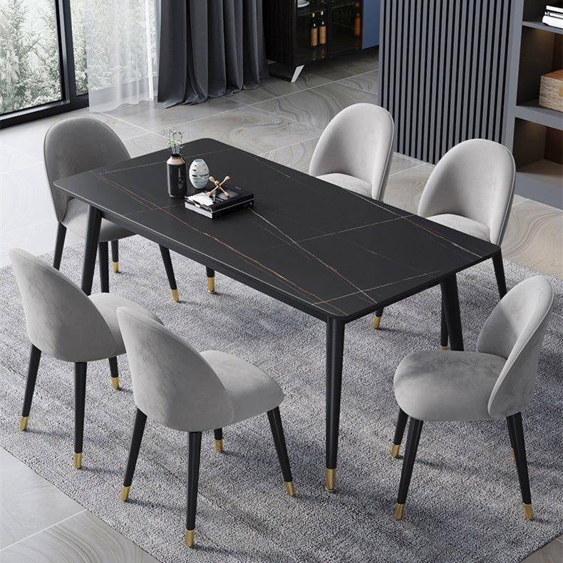 Eigentijdse stijl eettafel stenen eettafel rechthoek voor eetkamer