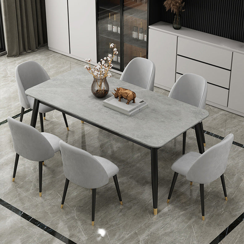 Eigentijdse stijl eettafel stenen eettafel rechthoek voor eetkamer