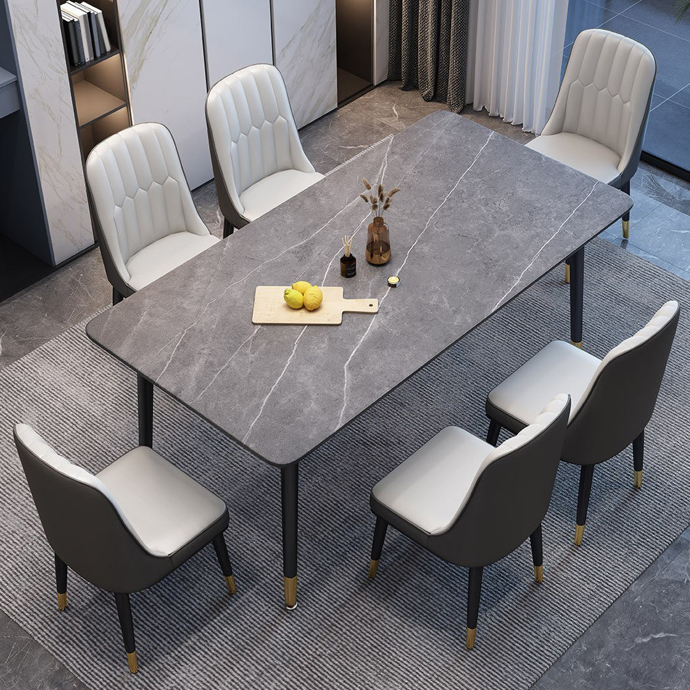 Eigentijdse stijl eettafel stenen eettafel rechthoek voor eetkamer