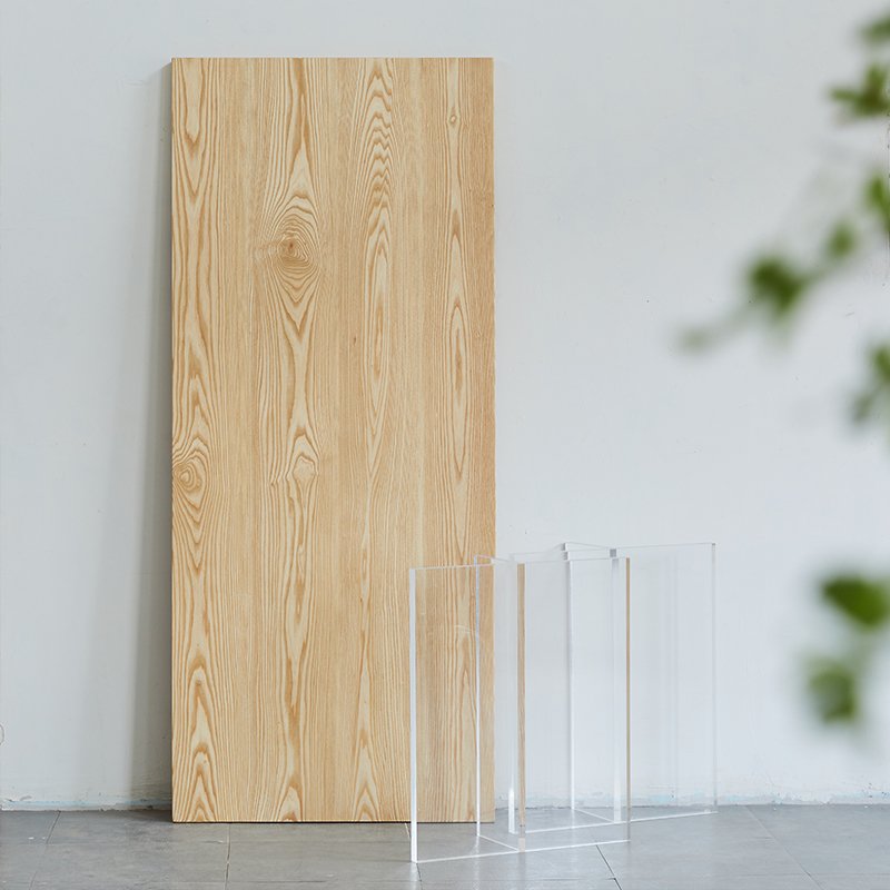 Mesa de comedor rectangular acrílica Mesa de madera para comedor para comedor