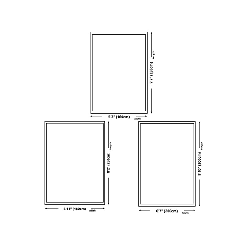 Beige Modern Rug Polyester Graphic Rug Non-Slip Backing Rug for Home Decor