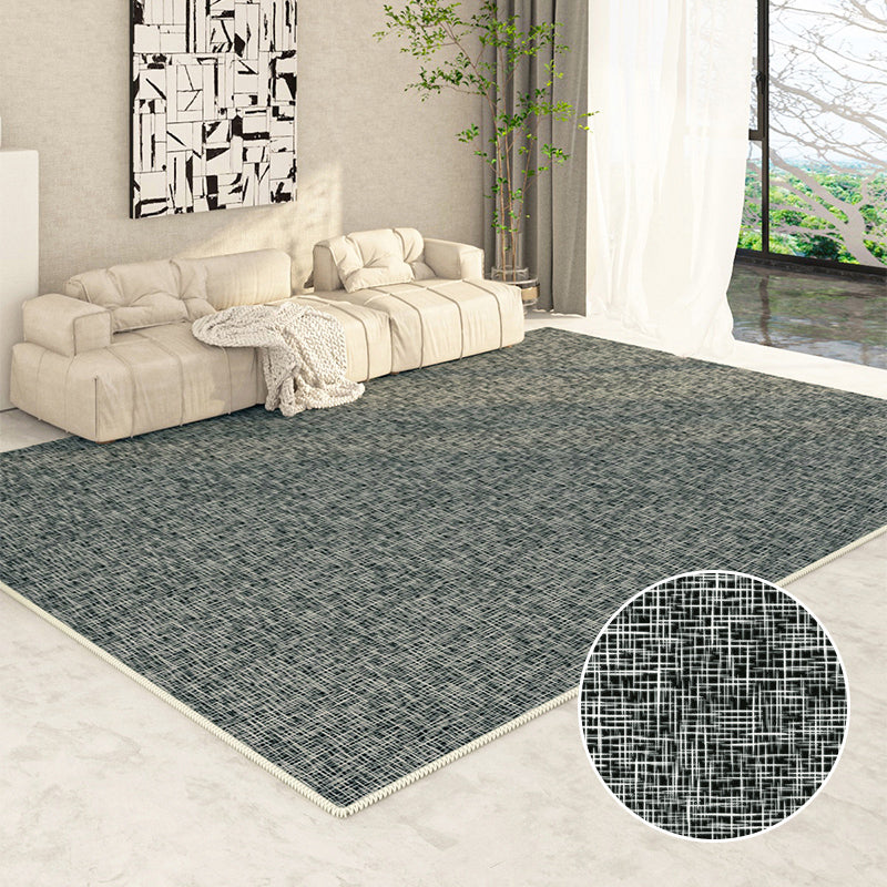 Tapis Simple abricot clair en Polyester, couleur unie, avec envers antidérapant, pour la décoration de la maison