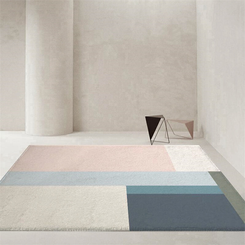 Patrón gráfico moderno alfombra del área de poliéster alfombra resistente a la alfombra resistente a las manchas para sala de estar para sala de estar