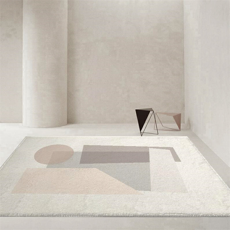 Patrón gráfico moderno alfombra del área de poliéster alfombra resistente a la alfombra resistente a las manchas para sala de estar para sala de estar