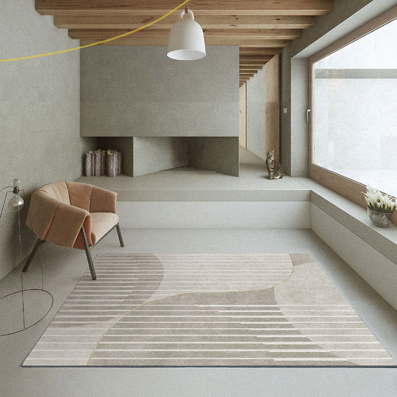 Alfombra de arte abstracto moderno alfombra de poliéster alfombra interior de la alfombra resistente a las manchas para sala de estar para sala de estar