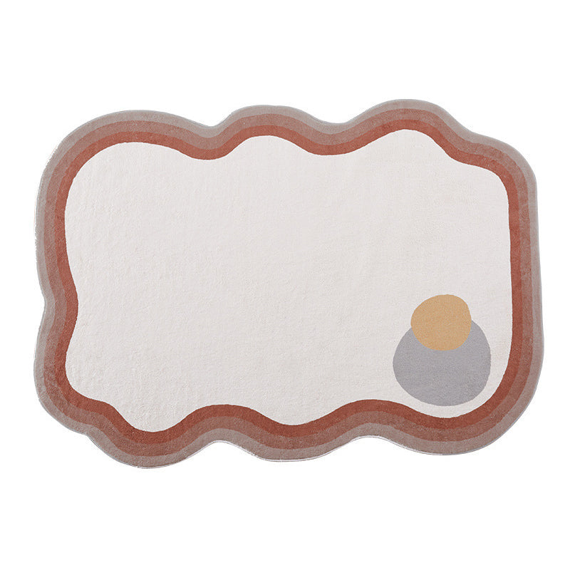 Alfombra impresa de transición novedosa alfombra de alfombra moderna alfombra de interior para mascotas para sala de estar para sala de estar