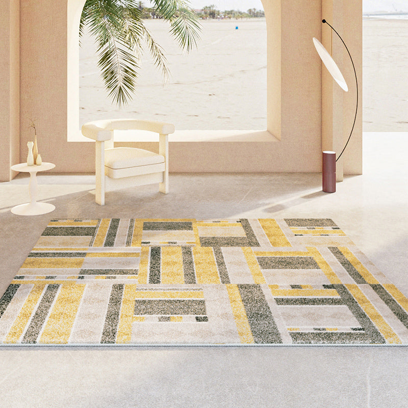 Decoración simple de la alfombra de la alfombra del hogar Área de la alfombra de la alfombra de poliéster