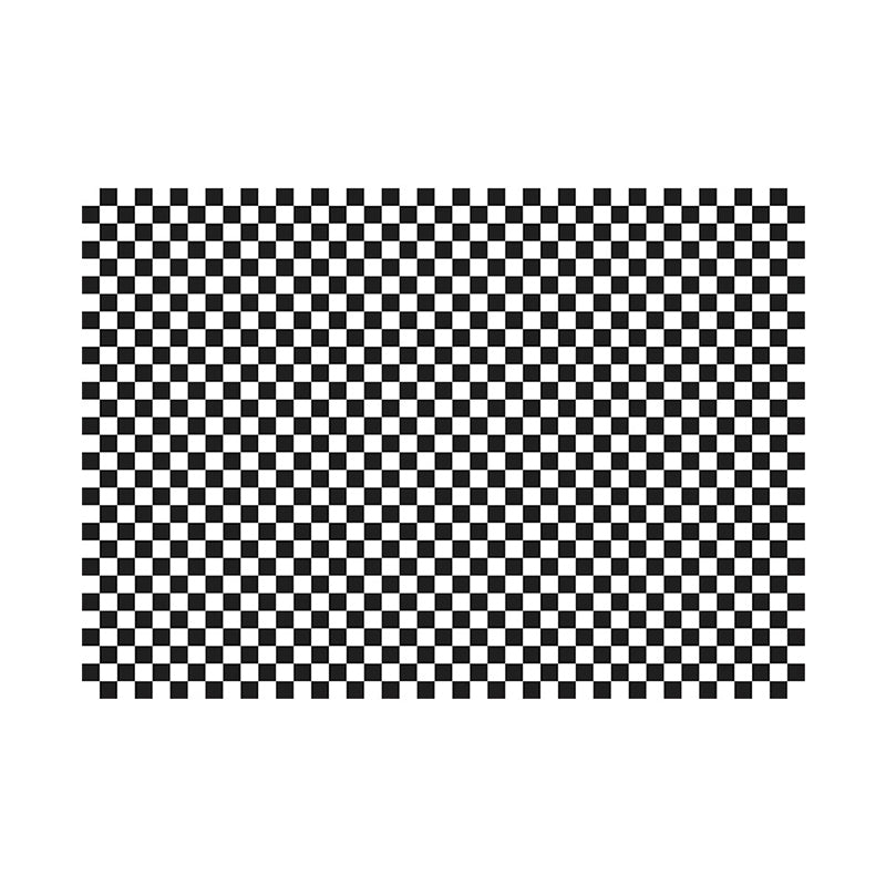 Modern Checkered Pattern Rug Polyester Indoor Carpet Stain Resistant Carpet for Living Room