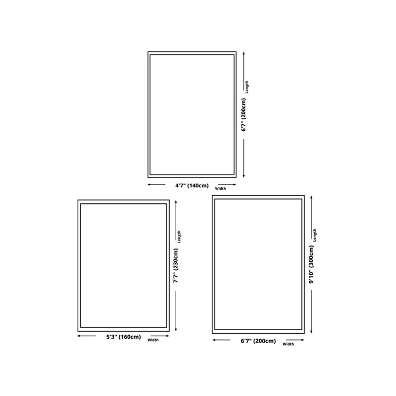 Modern Checkered Pattern Rug Polyester Indoor Carpet Stain Resistant Carpet for Living Room