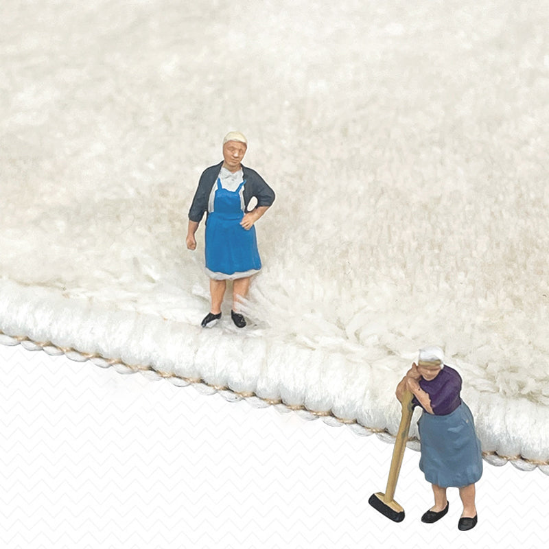 Alfombra de alfombra de alfombra de alfombra simple marrón simple alfombra resistente a las manchas para la decoración del hogar