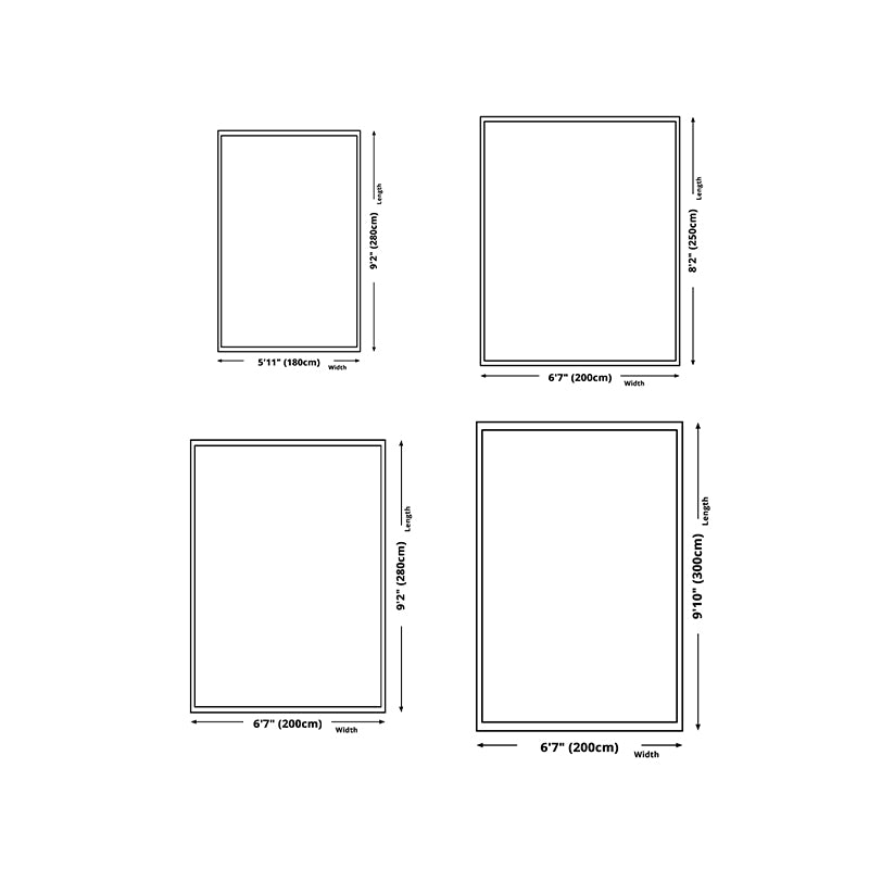 Yellow Simple Rug Polyester Abstract Print Rug Washable Rug for Living Room