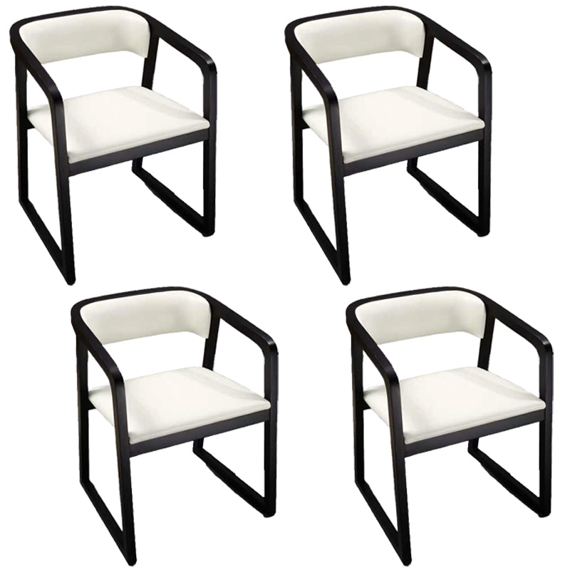 Juego de sillas de metal de estilo tradicional, cocina, comedor, sillones con respaldo abierto