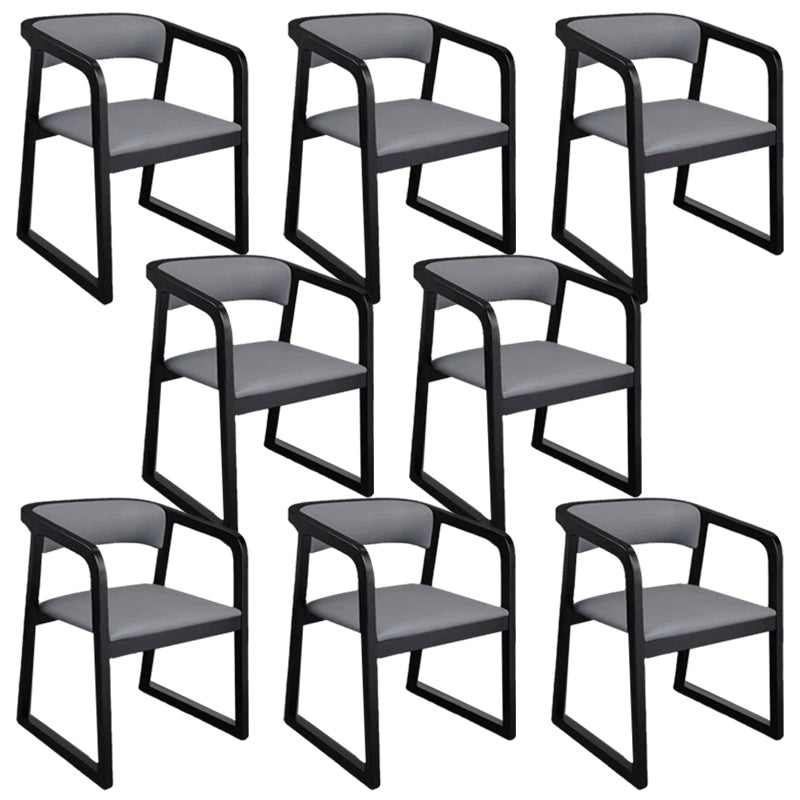 Juego de sillas de metal de estilo tradicional, cocina, comedor, sillones con respaldo abierto