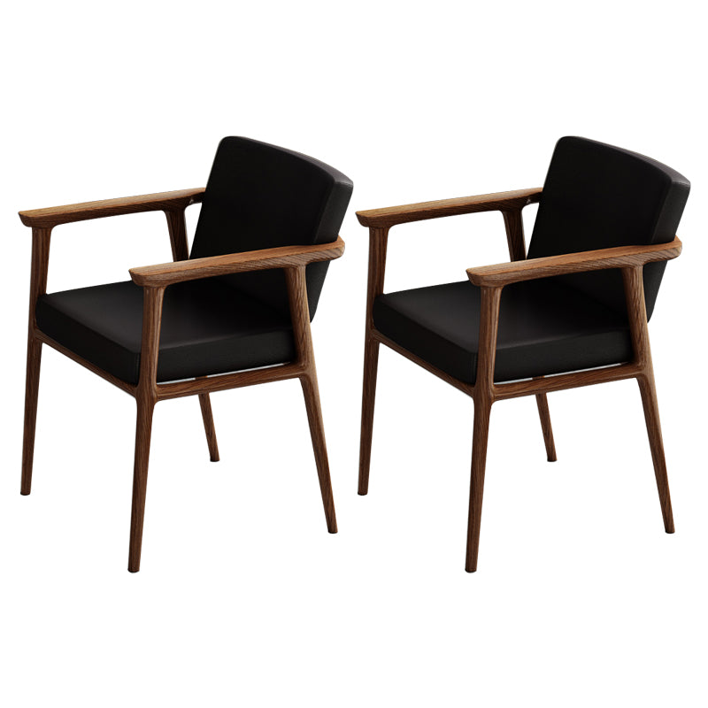 Silla de comedor tapizada con respaldo sólido de estilo tradicional para interiores