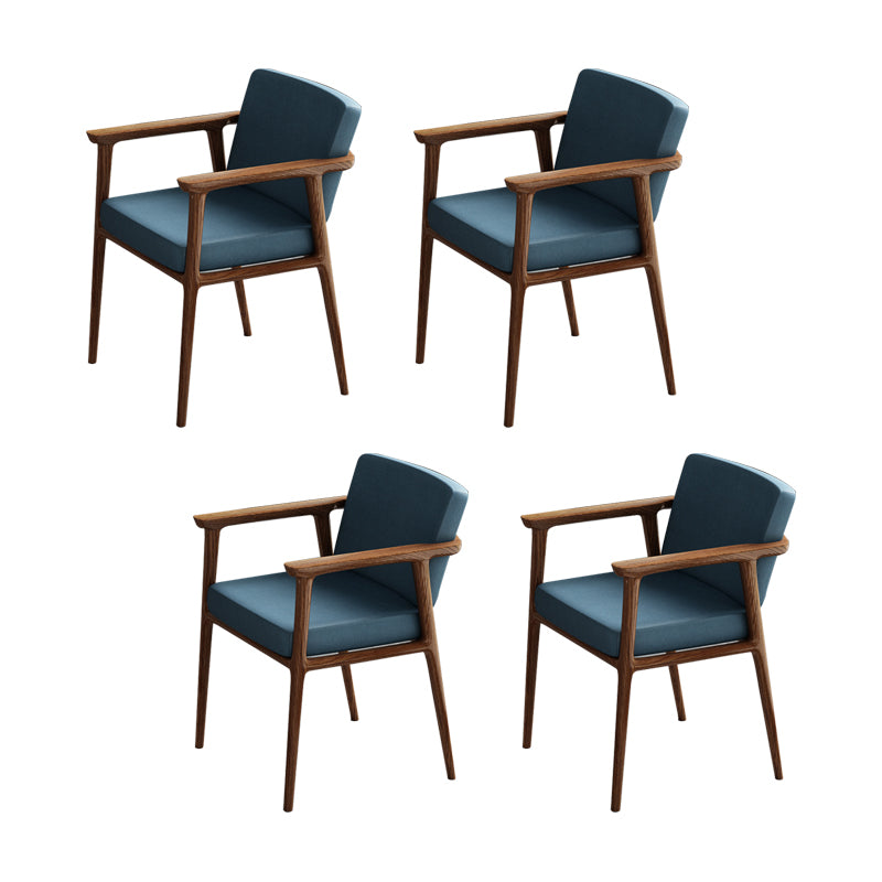 Silla de comedor tapizada con respaldo sólido de estilo tradicional para interiores