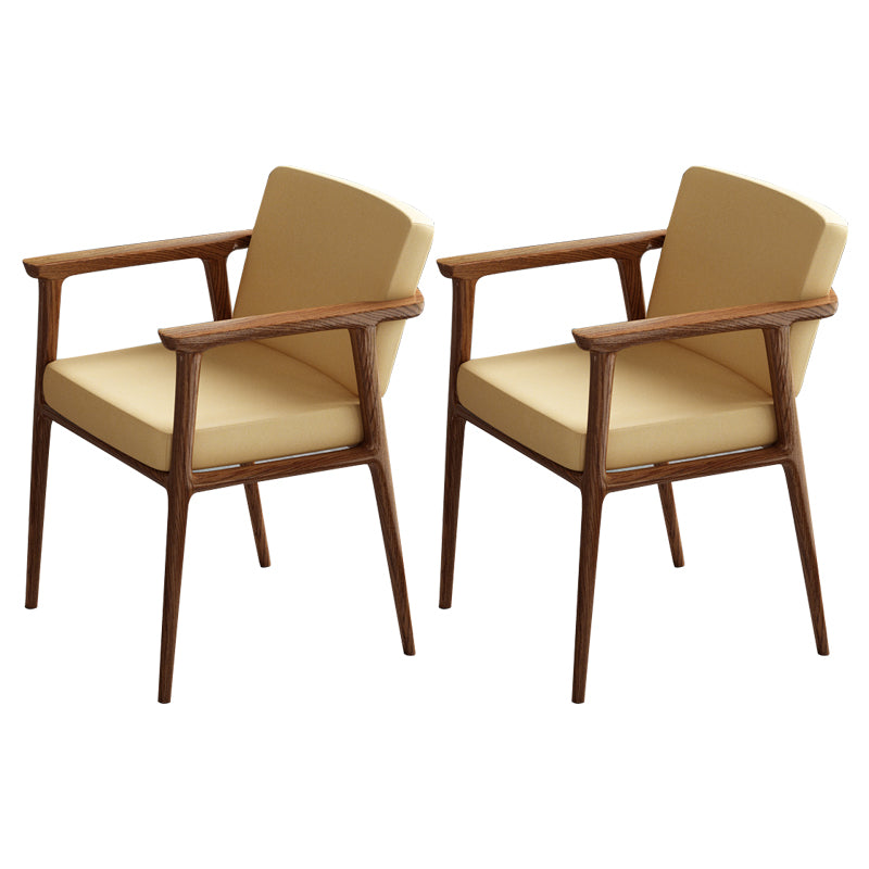 Silla de comedor tapizada con respaldo sólido de estilo tradicional para interiores