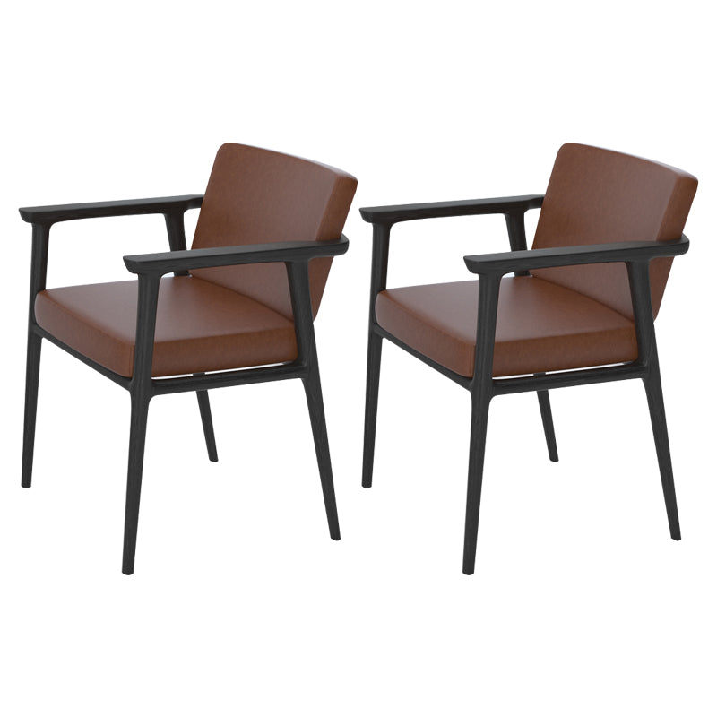Silla de comedor tapizada con respaldo sólido de estilo tradicional para interiores