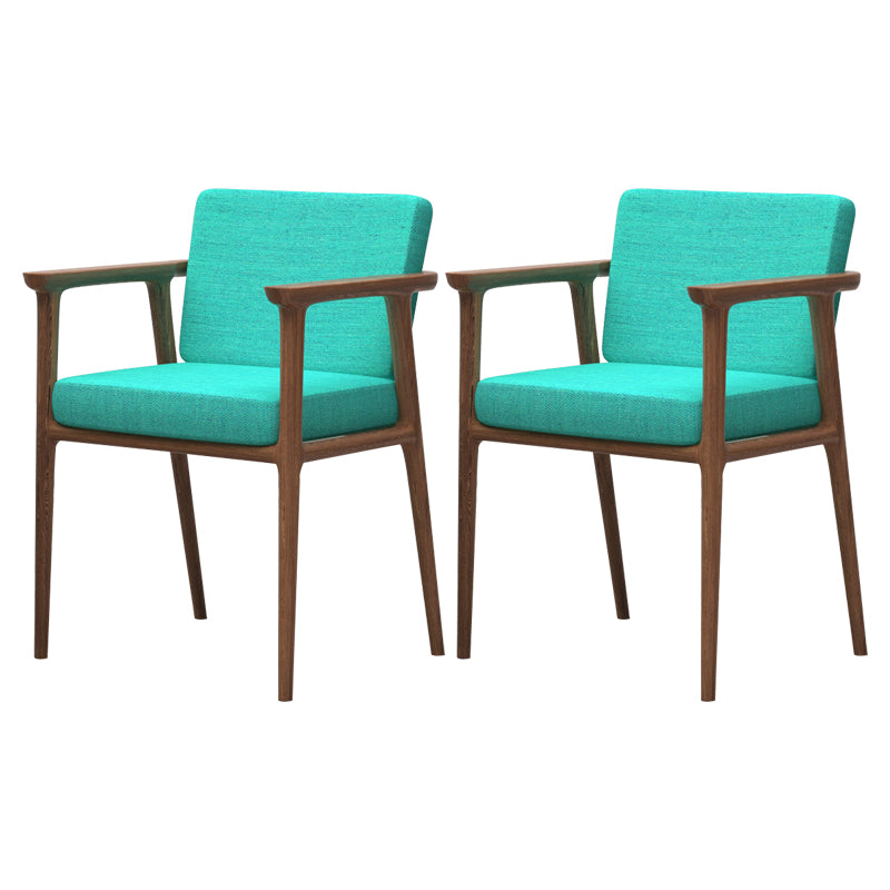 Silla de comedor tapizada con respaldo sólido de estilo tradicional para interiores