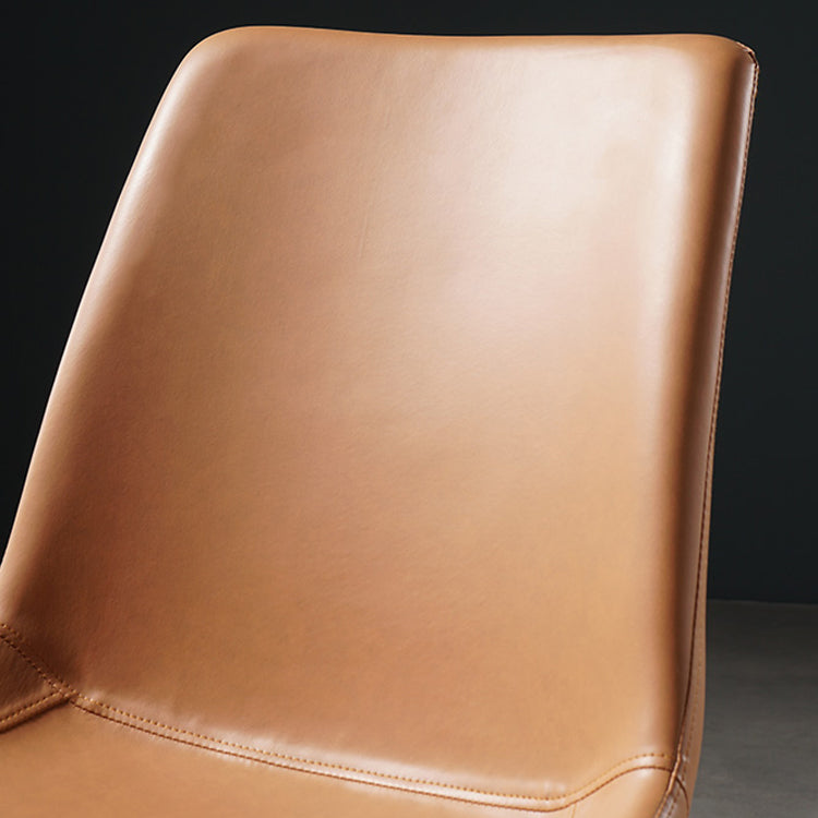 Silla lateral de comedor de metal de estilo nórdico, silla lateral de comedor sin brazos para cocina